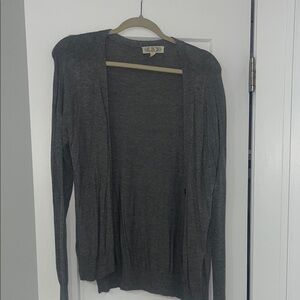 Pink Rose Charcoal Cardigan